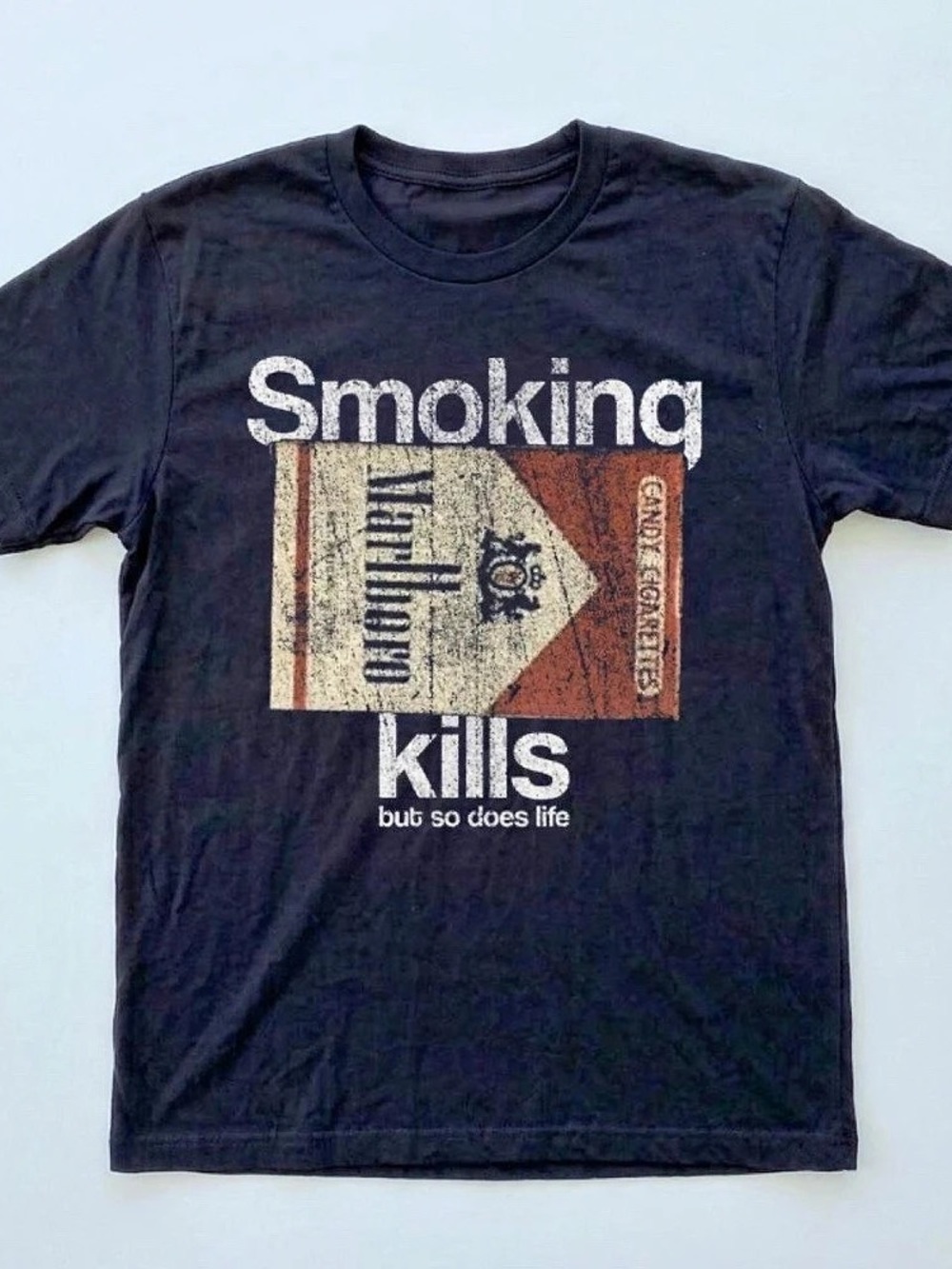 Smoking Kills Graphic Tee in Black